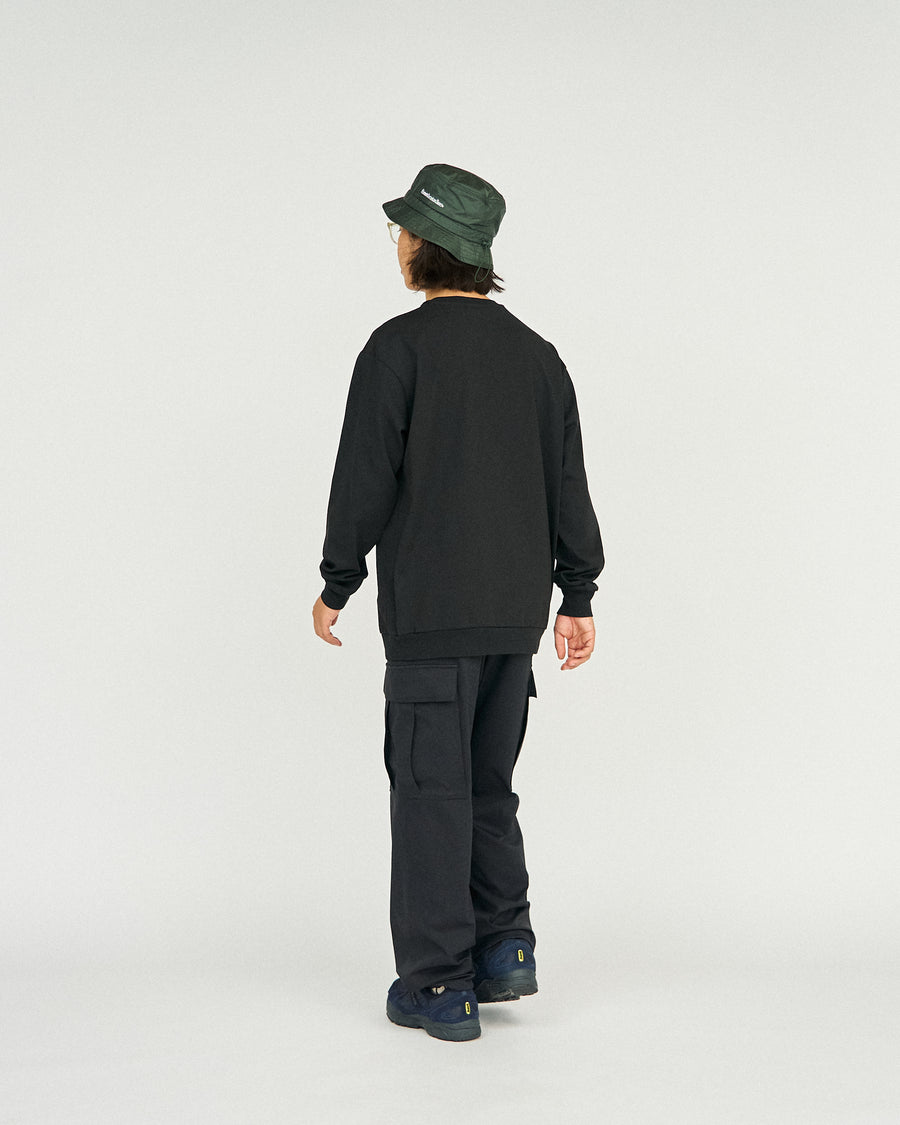 DOUBLE JERSEY DRY TECH L/S CREW NECK TEE