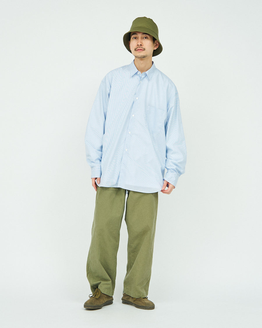 USEDE WASHED ORGANIC COTTON HBT TWILL BAKER PANTS
