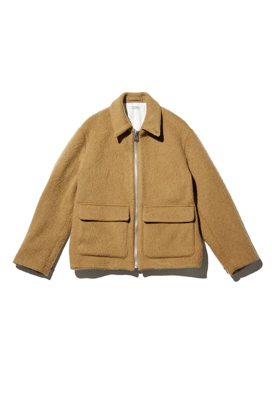 DOUBLE FACE HAlRY ALPACA WOOL SPORTS JACKET