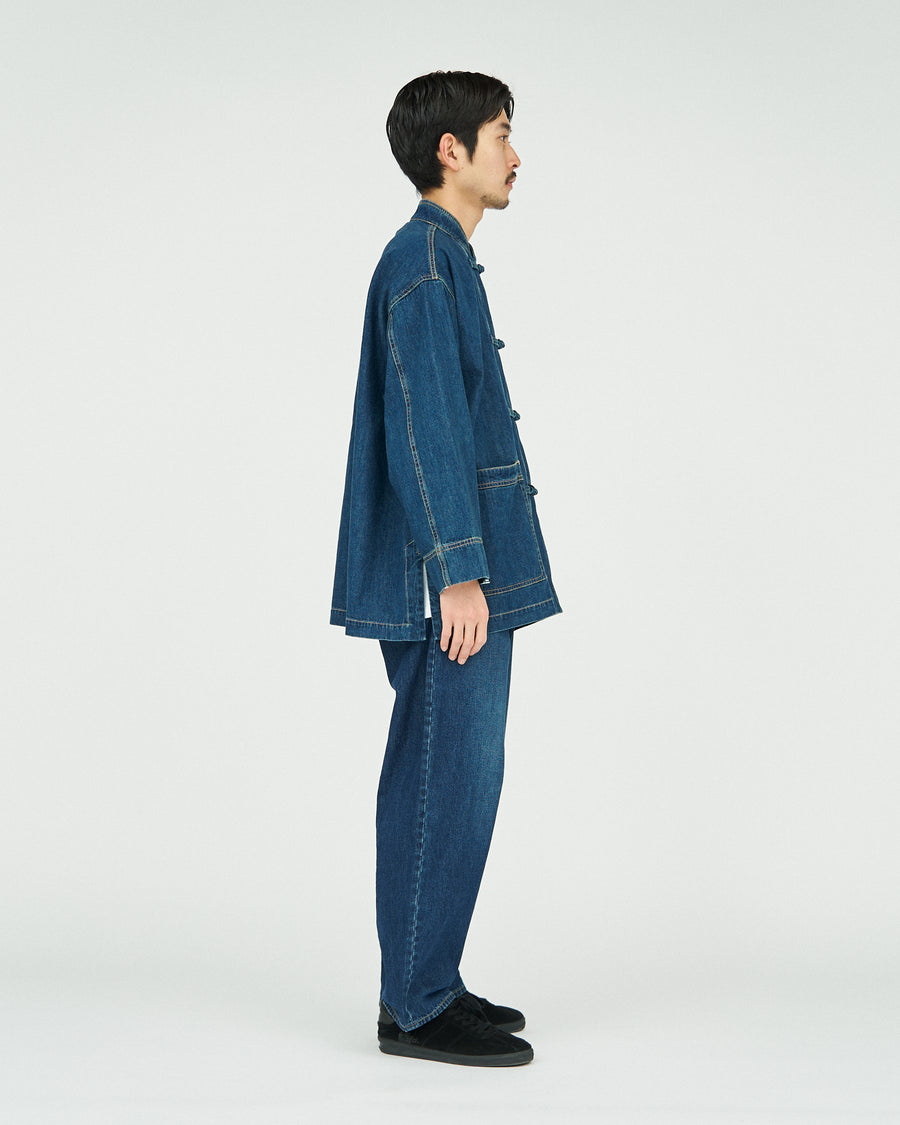 CORPORATE DENIM FIVE POCKET PANTS (FADE INDIGO)