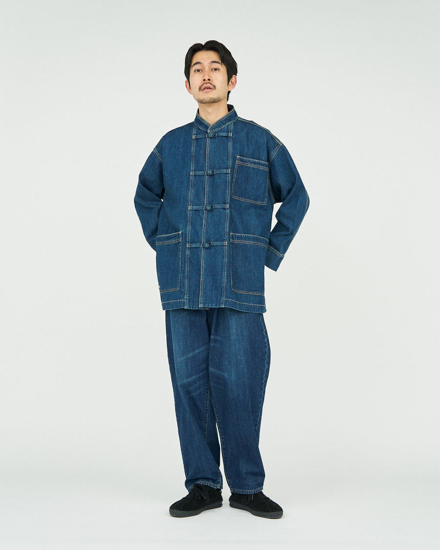 CORPORATE DENIM KUNG-FU COVERALL(FADE INDIGO)