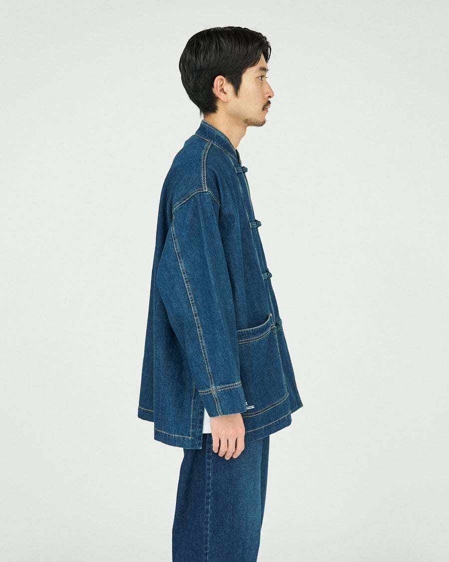 CORPORATE DENIM KUNG-FU COVERALL(FADE INDIGO)