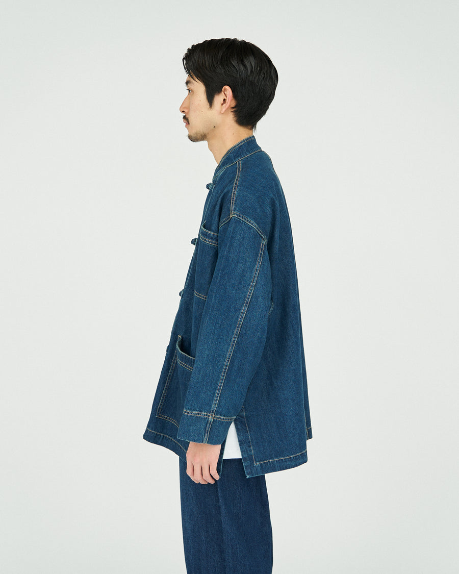 CORPORATE DENIM KUNG-FU COVERALL(FADE INDIGO)