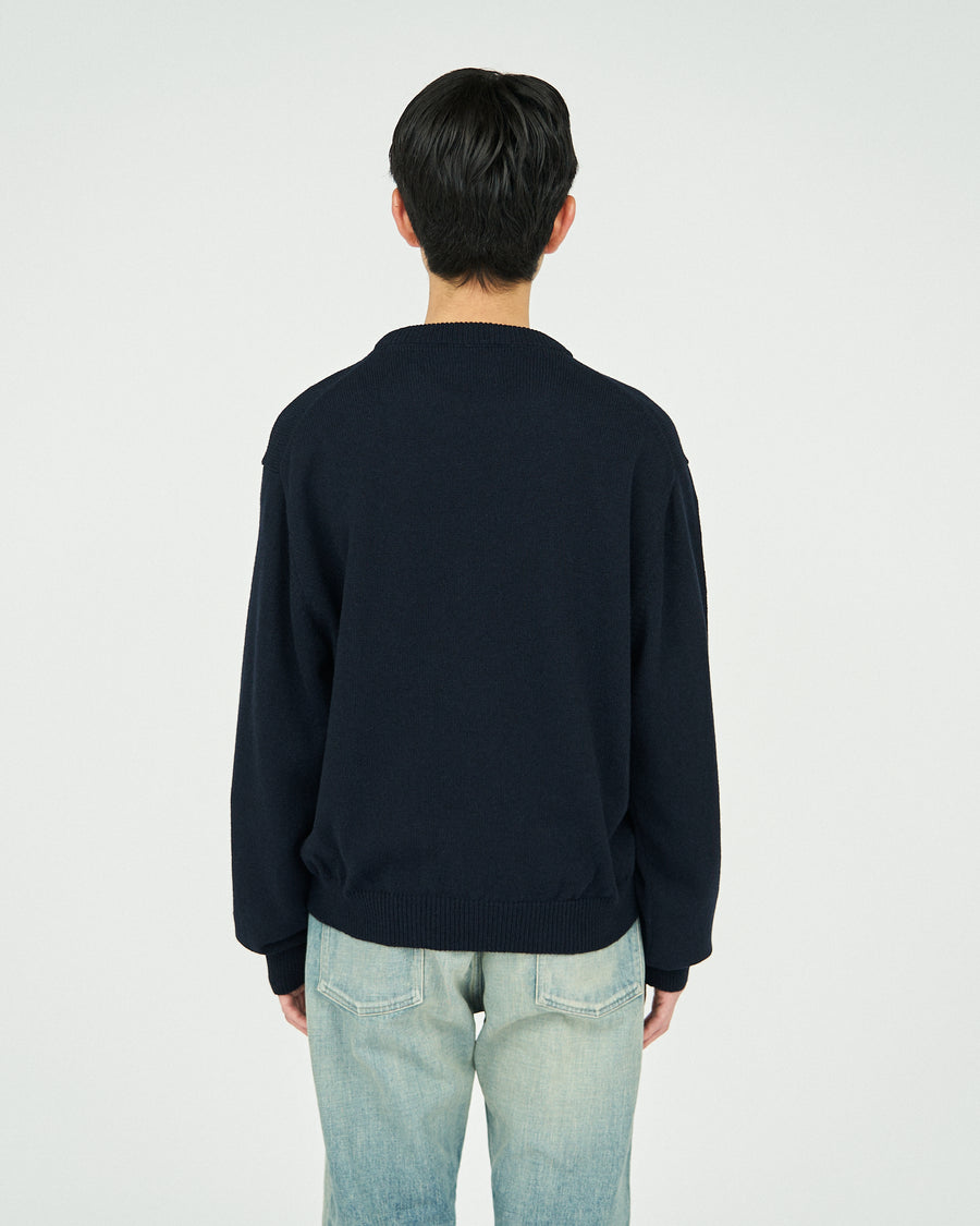 YAK MOHAIR 7GG CREW SWEATER