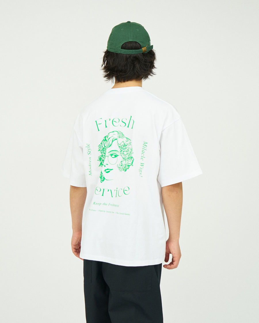 CORPORATE PRINTED S/S TEE ”Miracle Wigs”