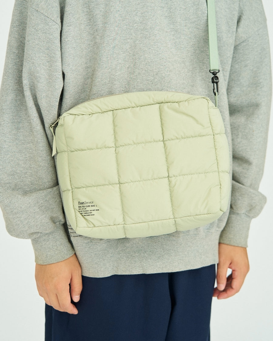 QUILTED CUBE BAG_L