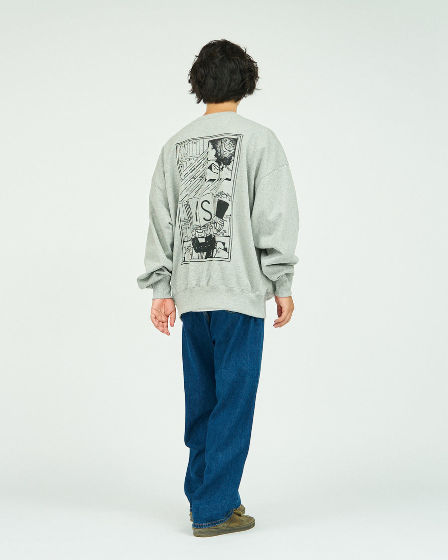 AS×FS LIGHT OZ CREW NECK SWEAT “COMIC”