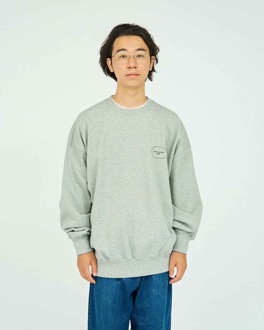 AS×FS LIGHT OZ CREW NECK SWEAT “COMIC”