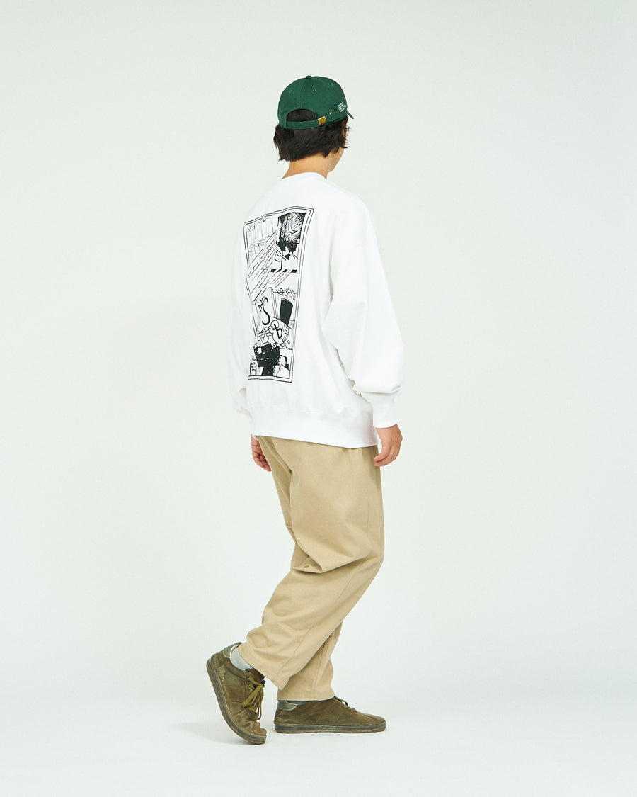 AS×FS LIGHT OZ CREW NECK SWEAT “COMIC”