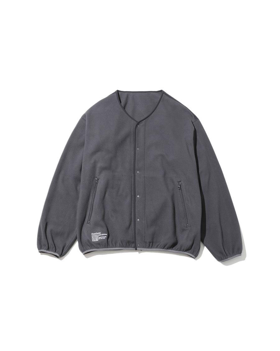 SYNTHETIC FLEECE CARDIGAN