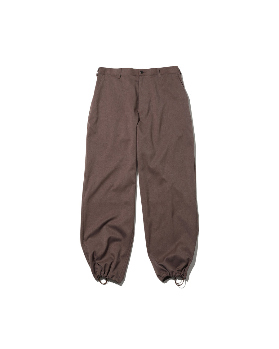 WOOLY TWILL TROUSERS