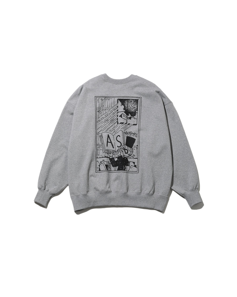 AS×FS LIGHT OZ CREW NECK SWEAT “COMIC”