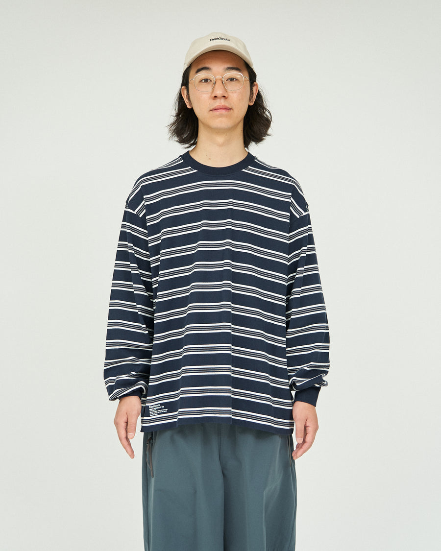 MULTI BORDER L/S TEE