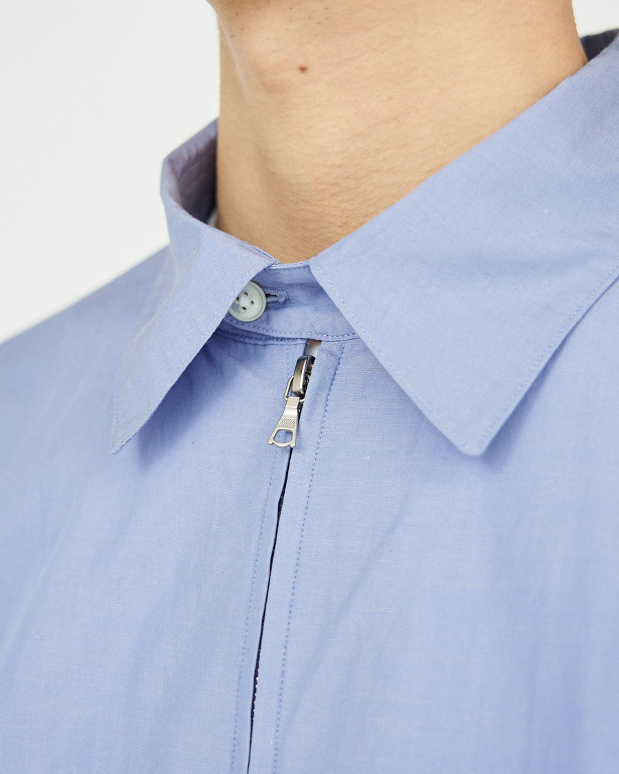 Chambray Zip Shirt