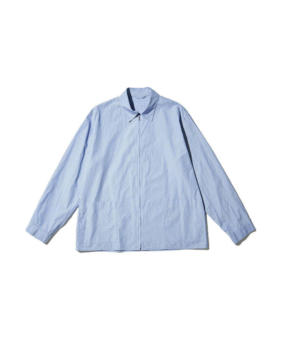 Chambray Zip Shirt