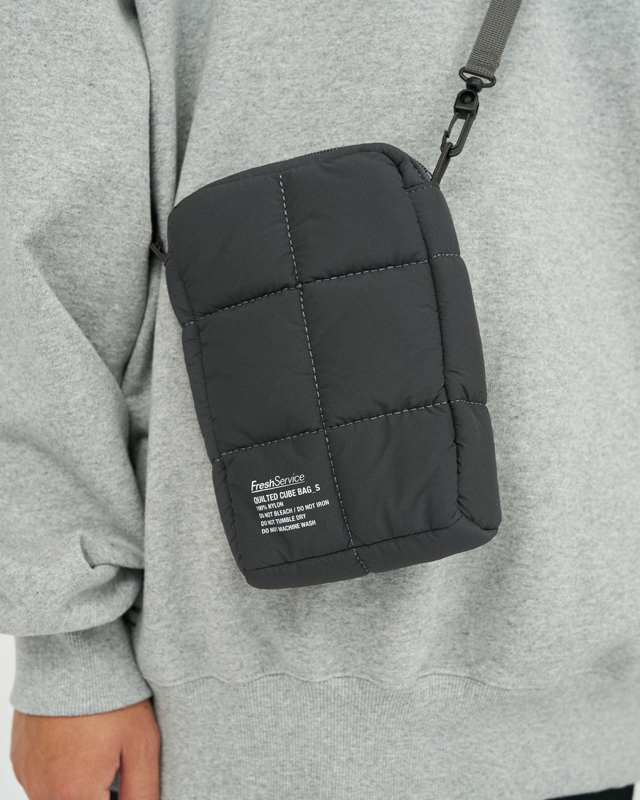 QUILTED CUBE BAG_S
