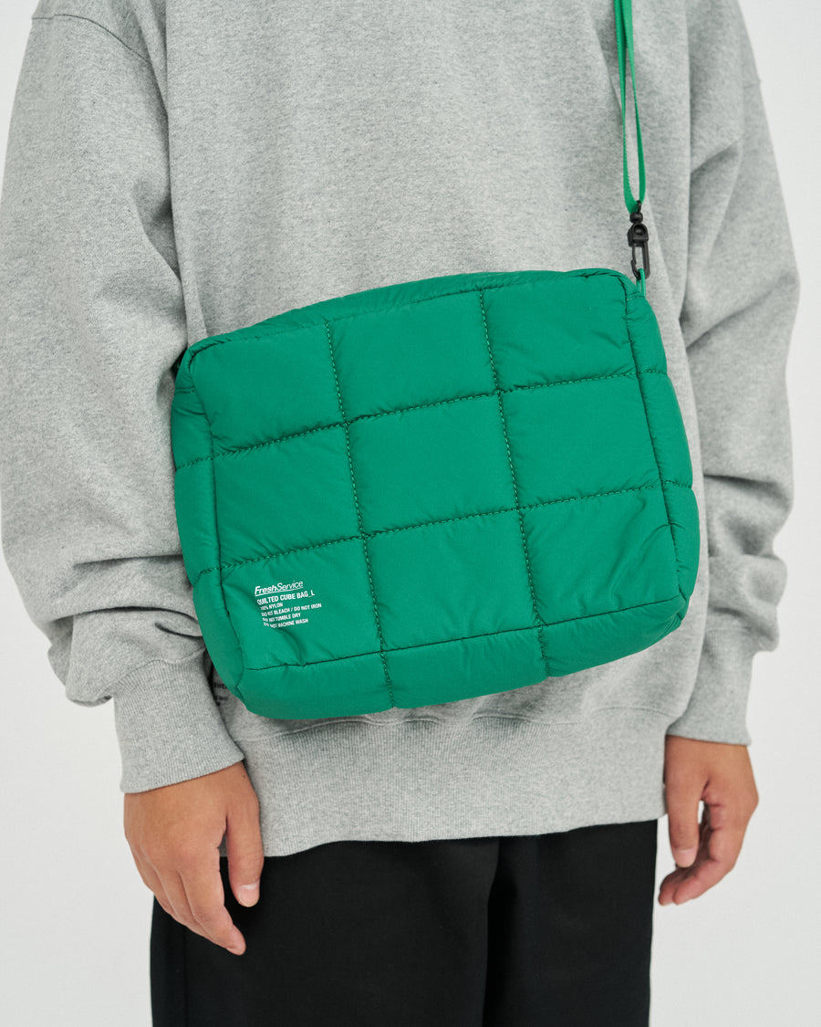 QUILTED CUBE BAG_L