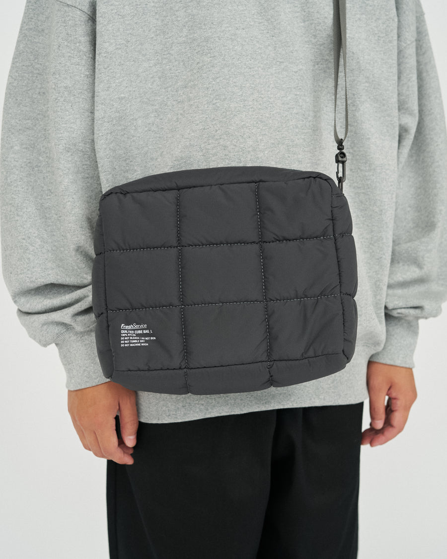 QUILTED CUBE BAG_L