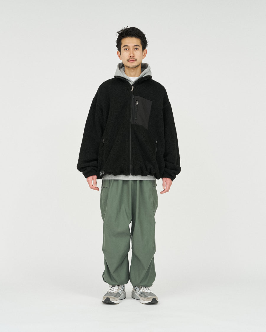 HEAVY FLEECE ZIP-UP JACKET