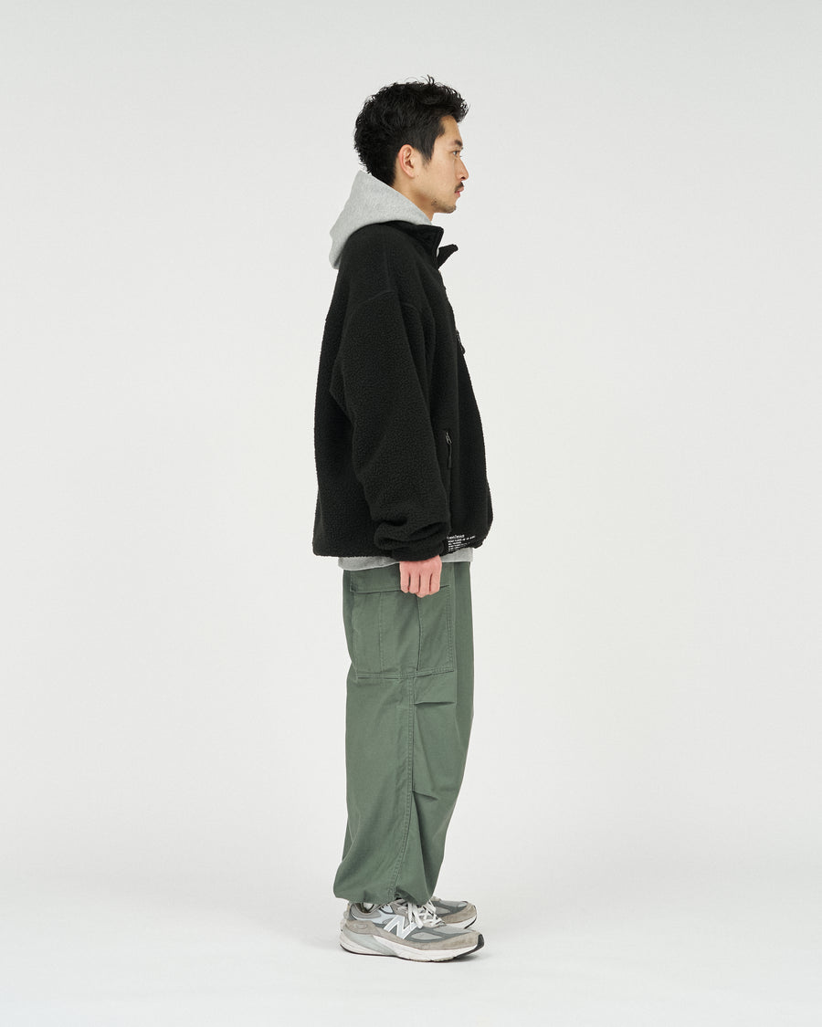HEAVY FLEECE ZIP-UP JACKET