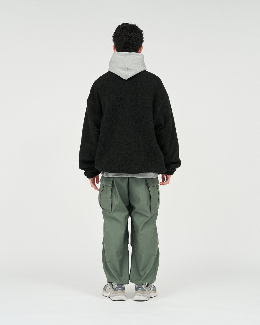 HEAVY FLEECE ZIP-UP JACKET