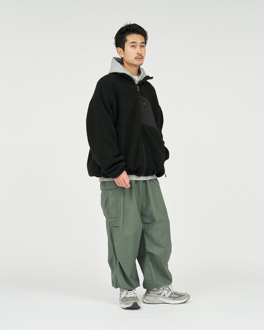 HEAVY FLEECE ZIP-UP JACKET