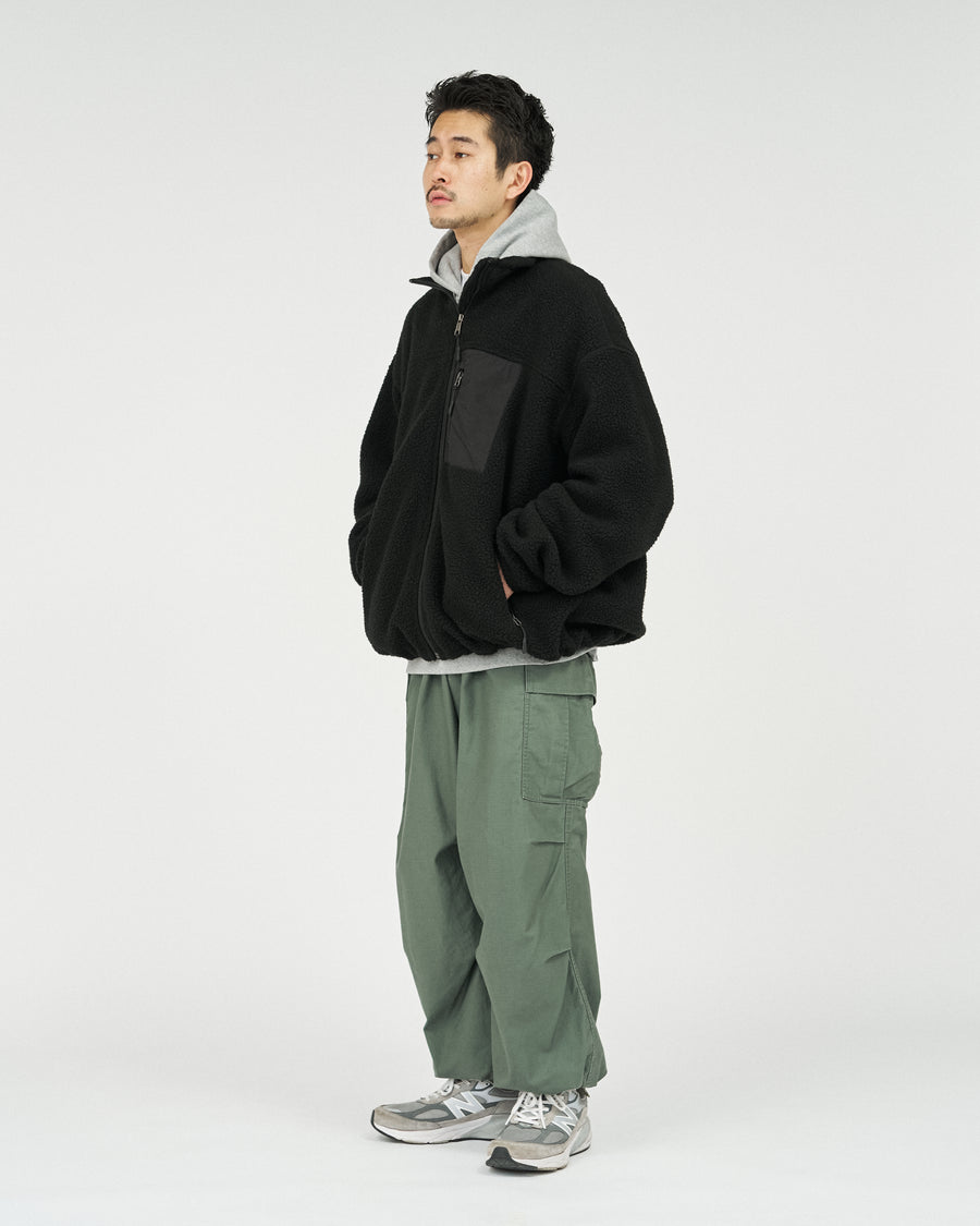HEAVY FLEECE ZIP-UP JACKET
