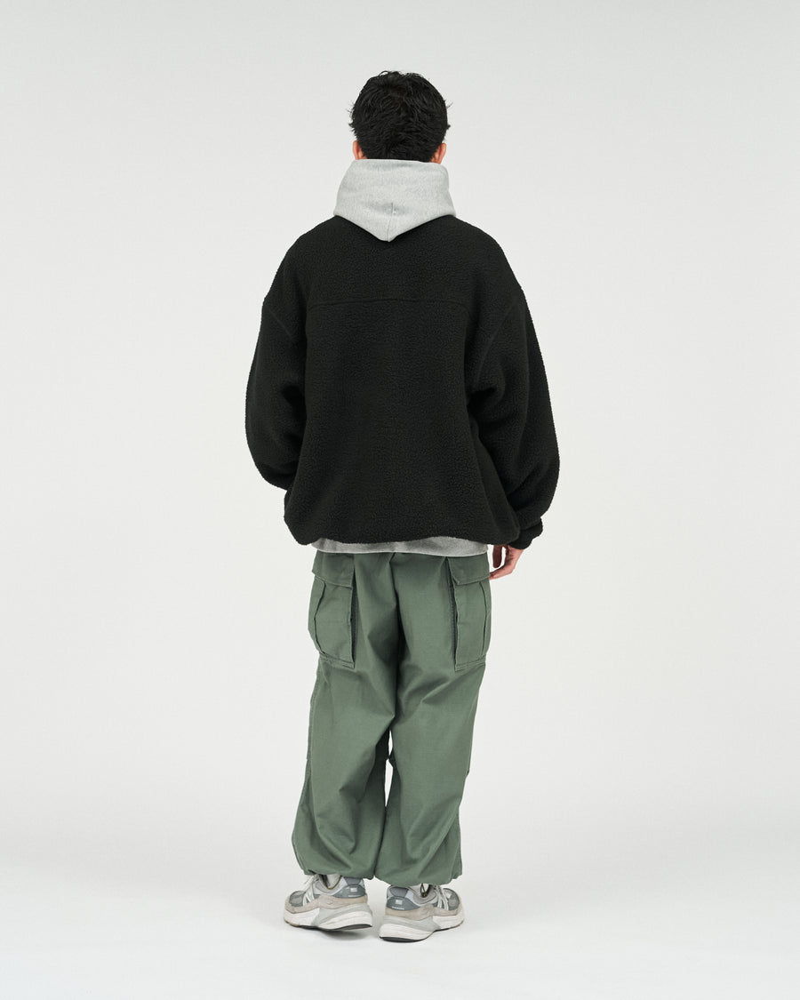 HEAVY FLEECE ZIP-UP JACKET