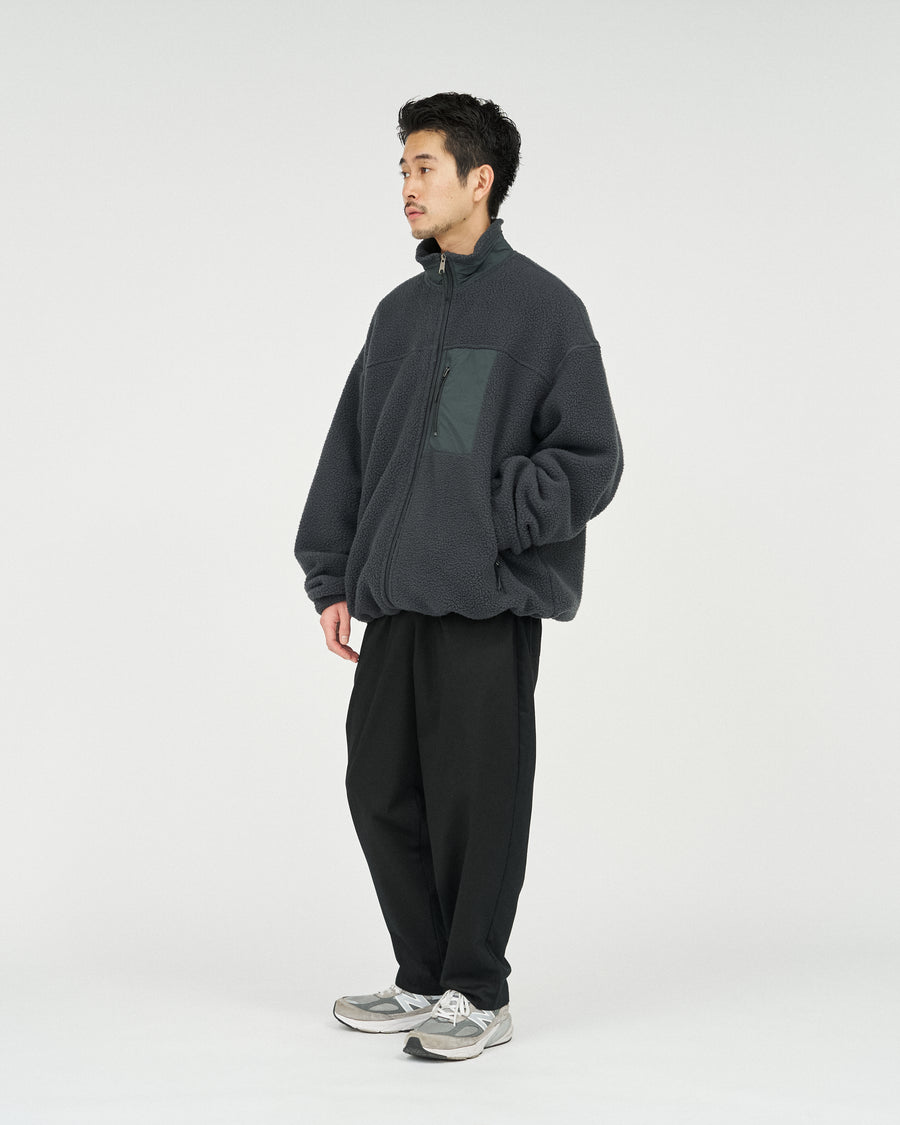 HEAVY FLEECE ZIP-UP JACKET