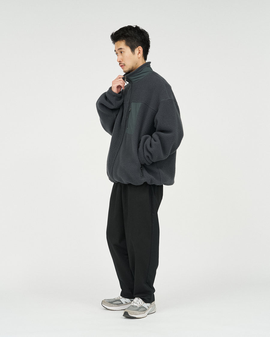 HEAVY FLEECE ZIP-UP JACKET