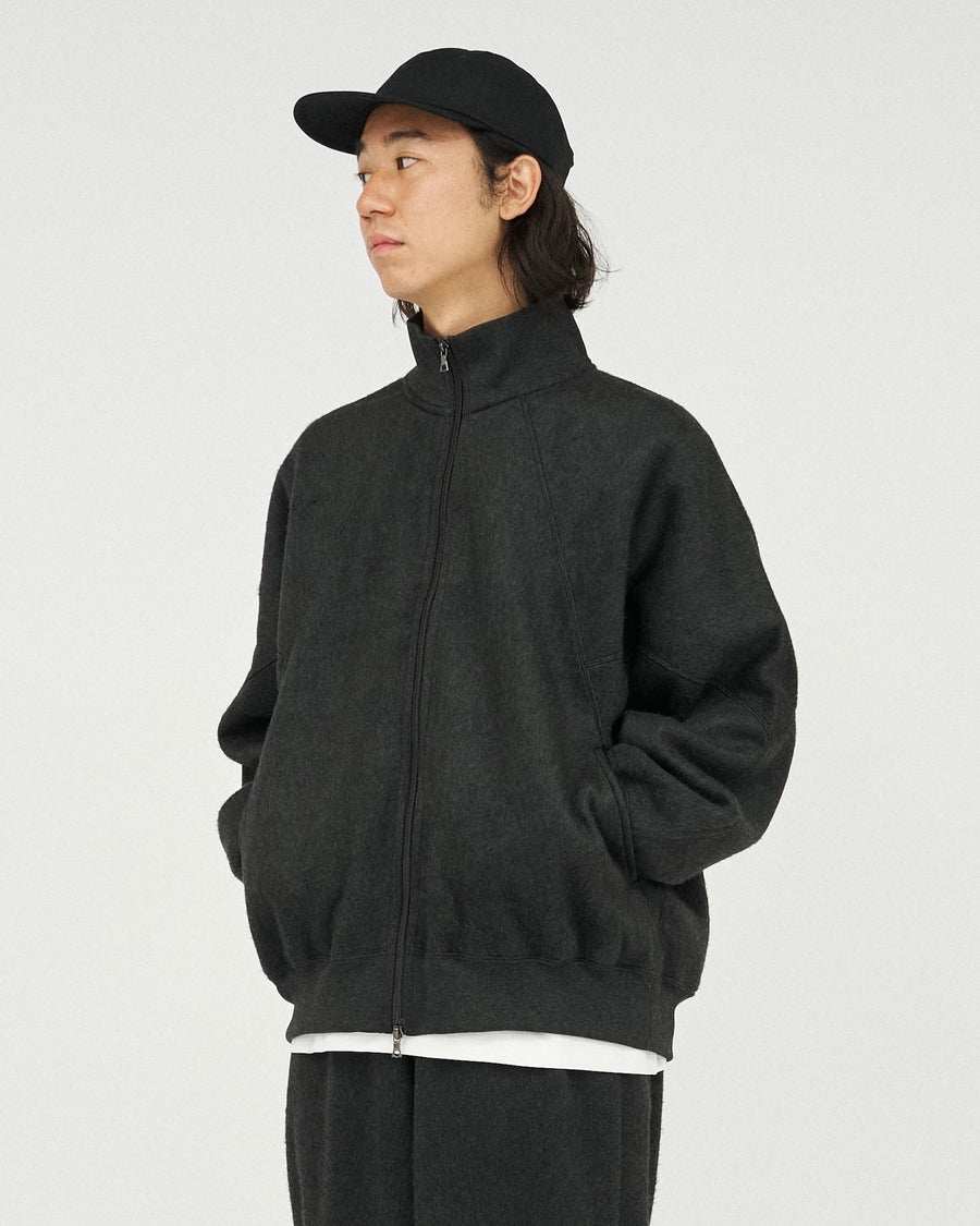 Pe/silk Fleece Track Jacket