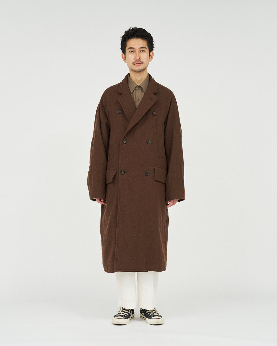 Classic Wool Double-Breasted Coat