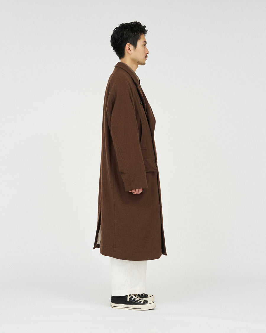 Classic Wool Double-Breasted Coat