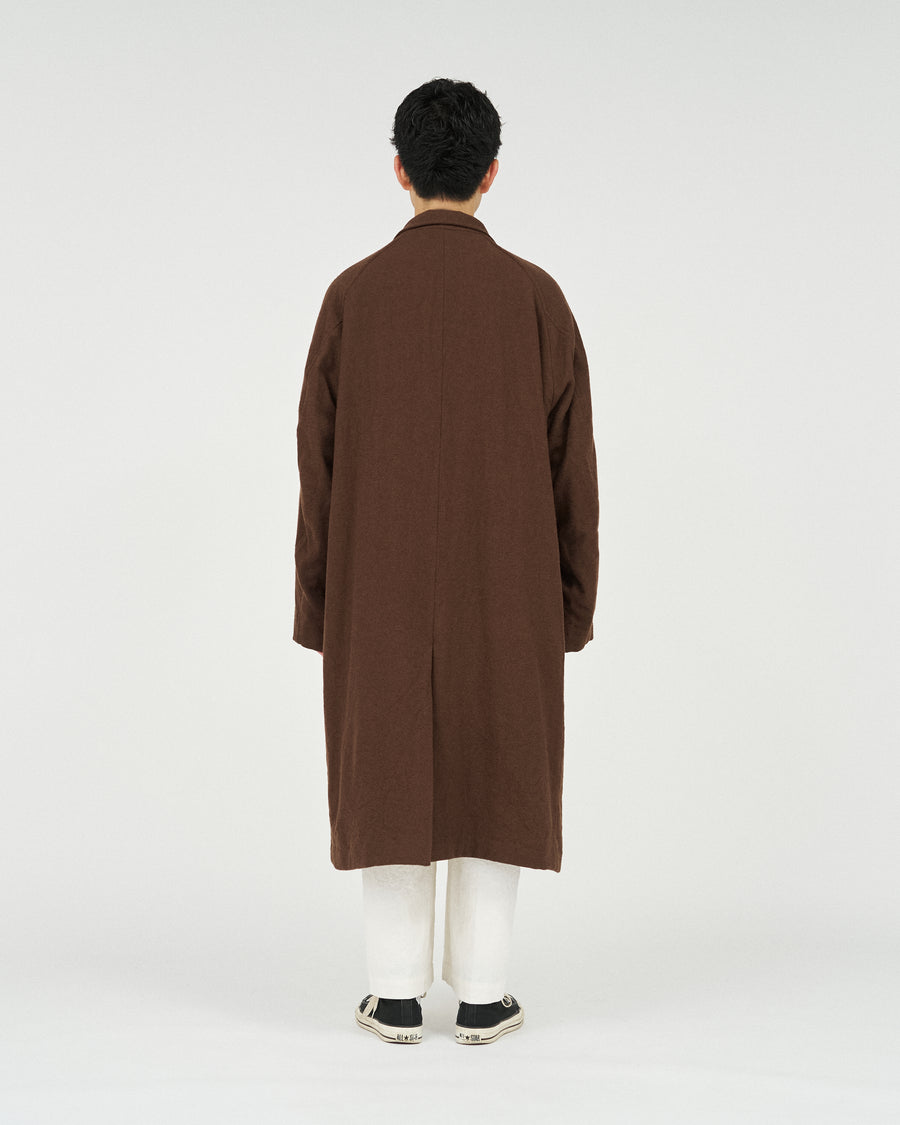 Classic Wool Double-Breasted Coat