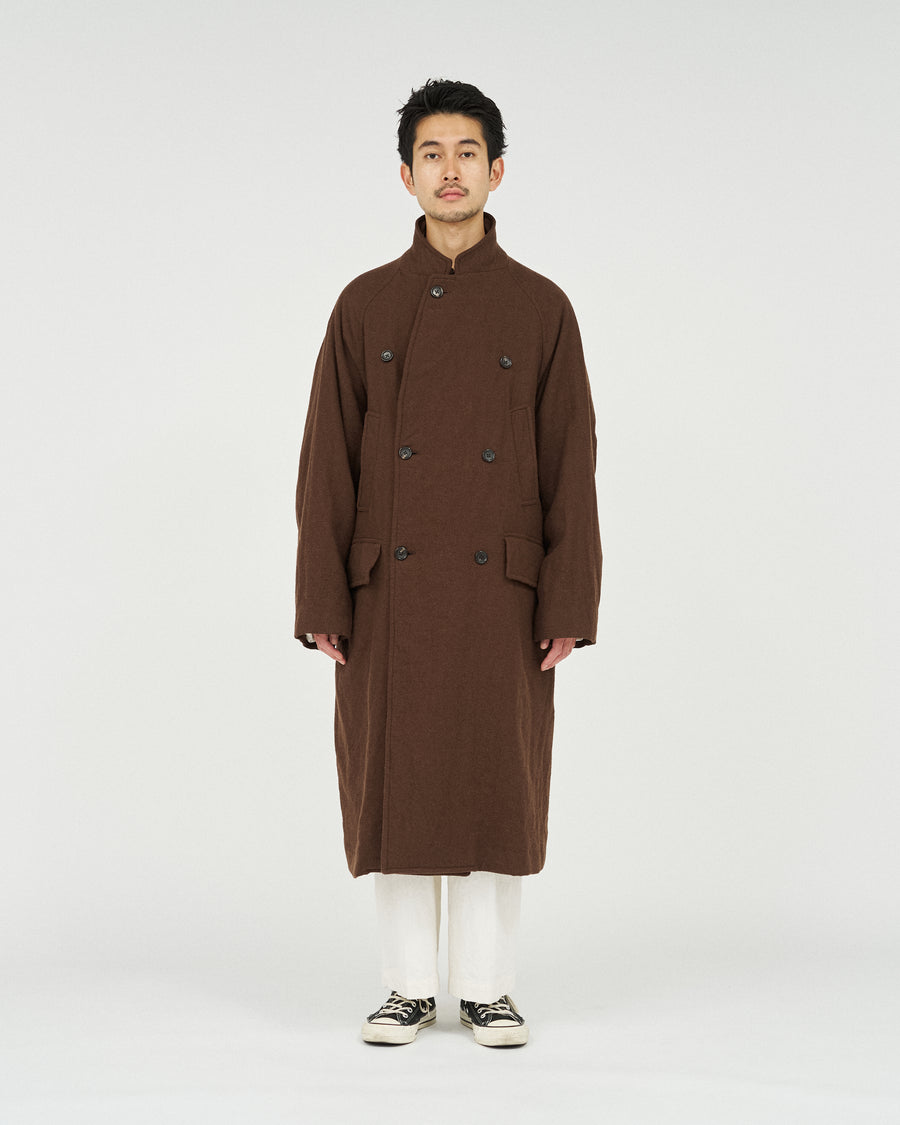 Classic Wool Double-Breasted Coat