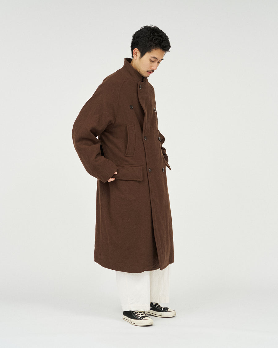Classic Wool Double-Breasted Coat