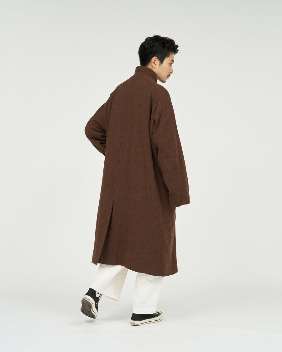 Classic Wool Double-Breasted Coat