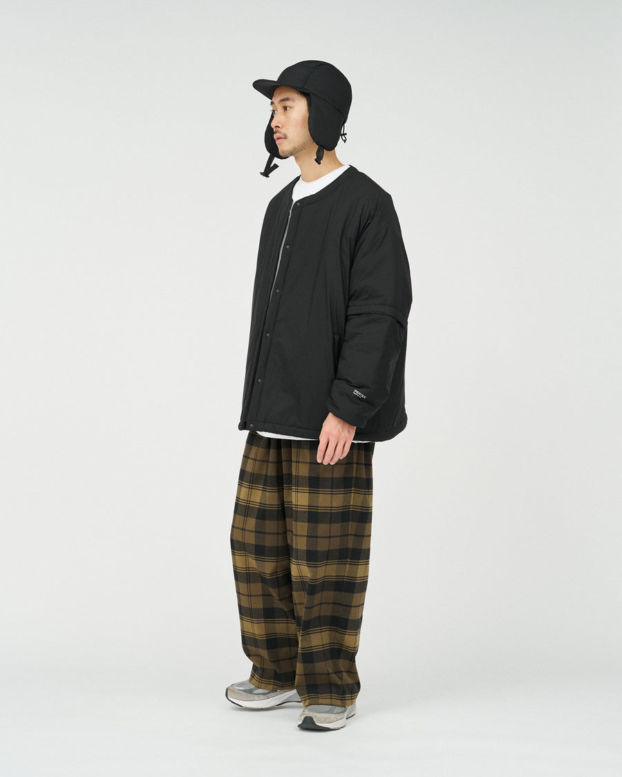 FLANNEL CHECK UTILITY OVER PANTS
