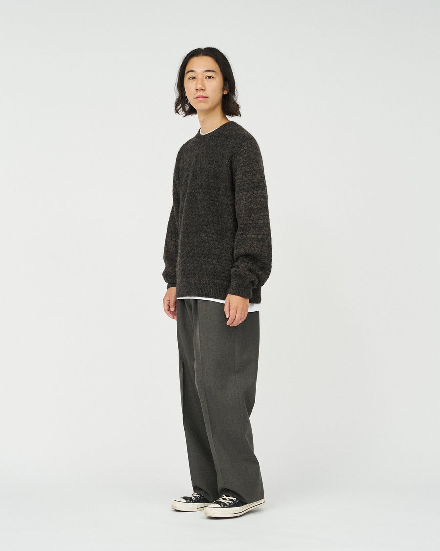 MILITARY WOOL SERGE 1-TUCK FRENCH ARMY TAPERED TROUSER