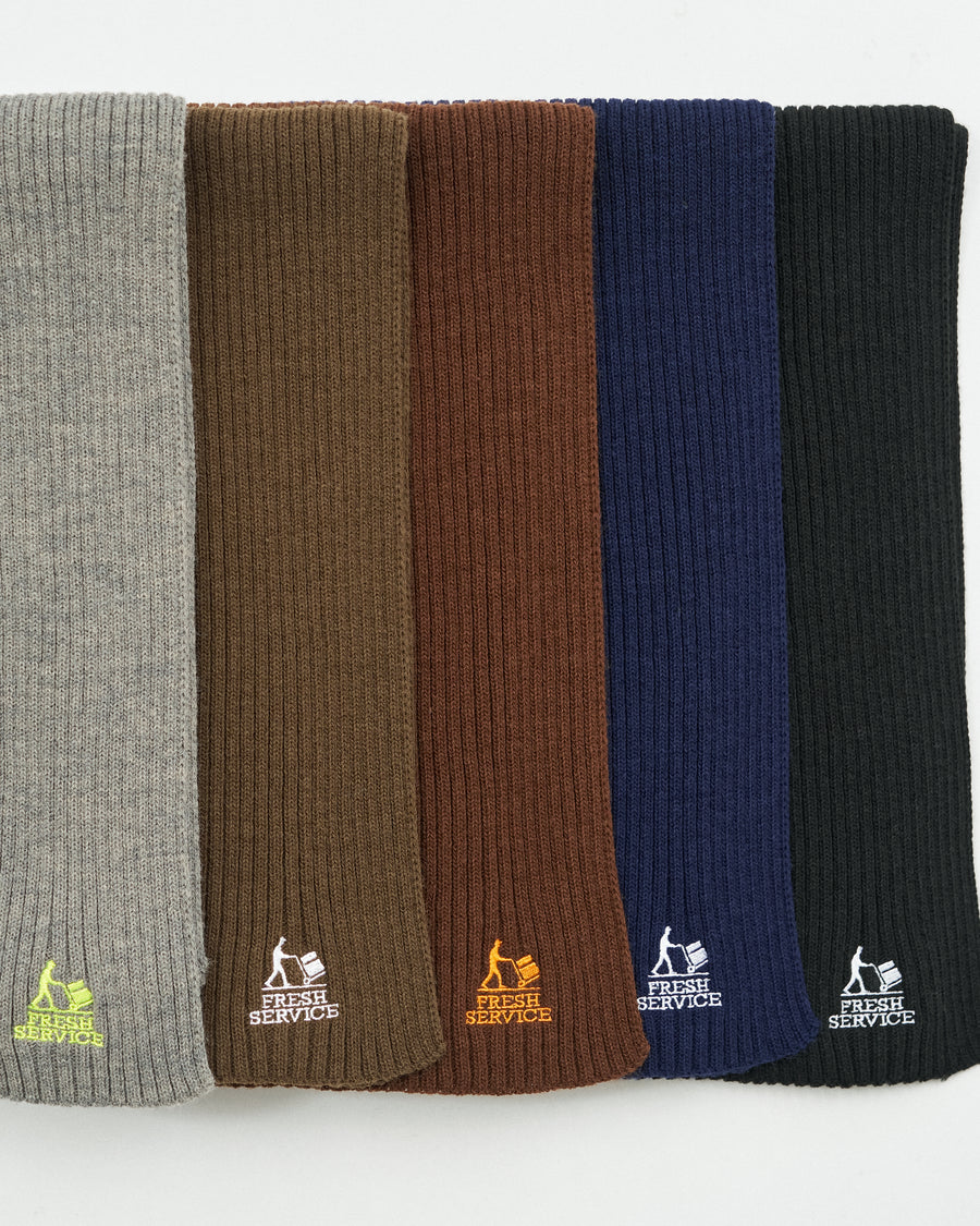 THERMAL RIB KNIT SCARF