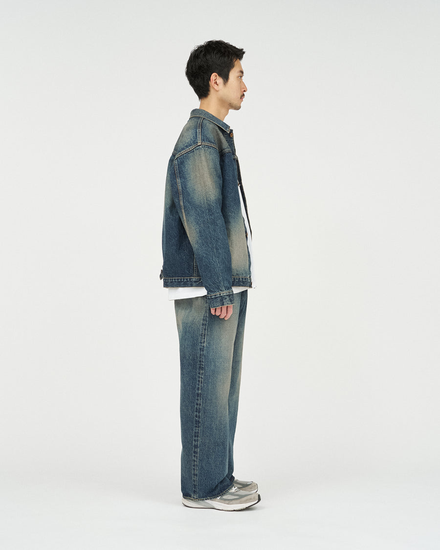 CLASSIC HEAVY KIBATA SHUTTLE HYPER BIG WWII ”1ST” DENIM JACKET