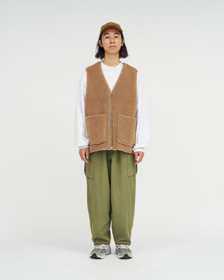 BACK SATEEN MOUNTAIN CARGO PANTS