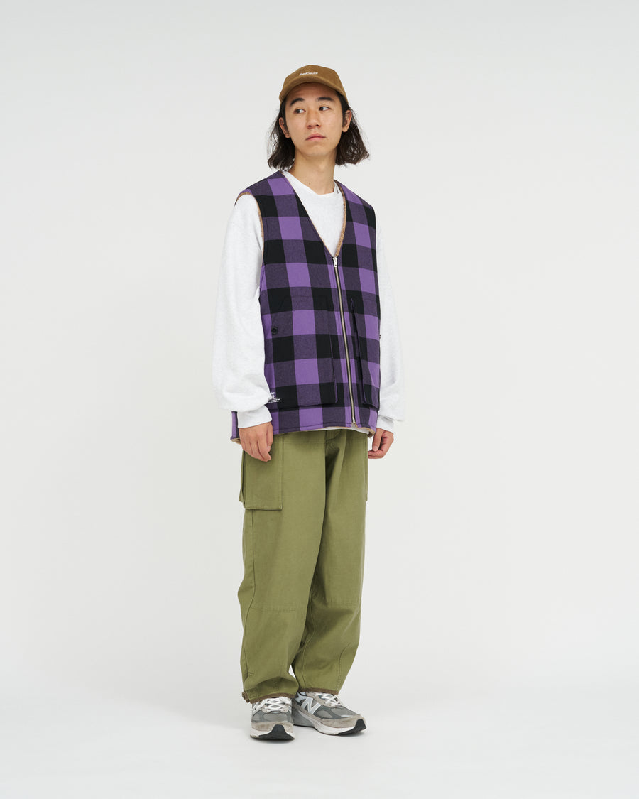 BACK SATEEN MOUNTAIN CARGO PANTS