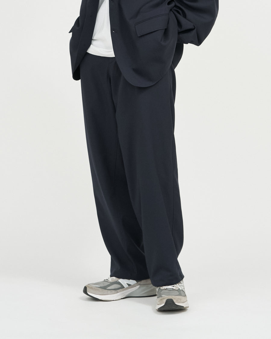 WOOLY TWILL TROUSERS