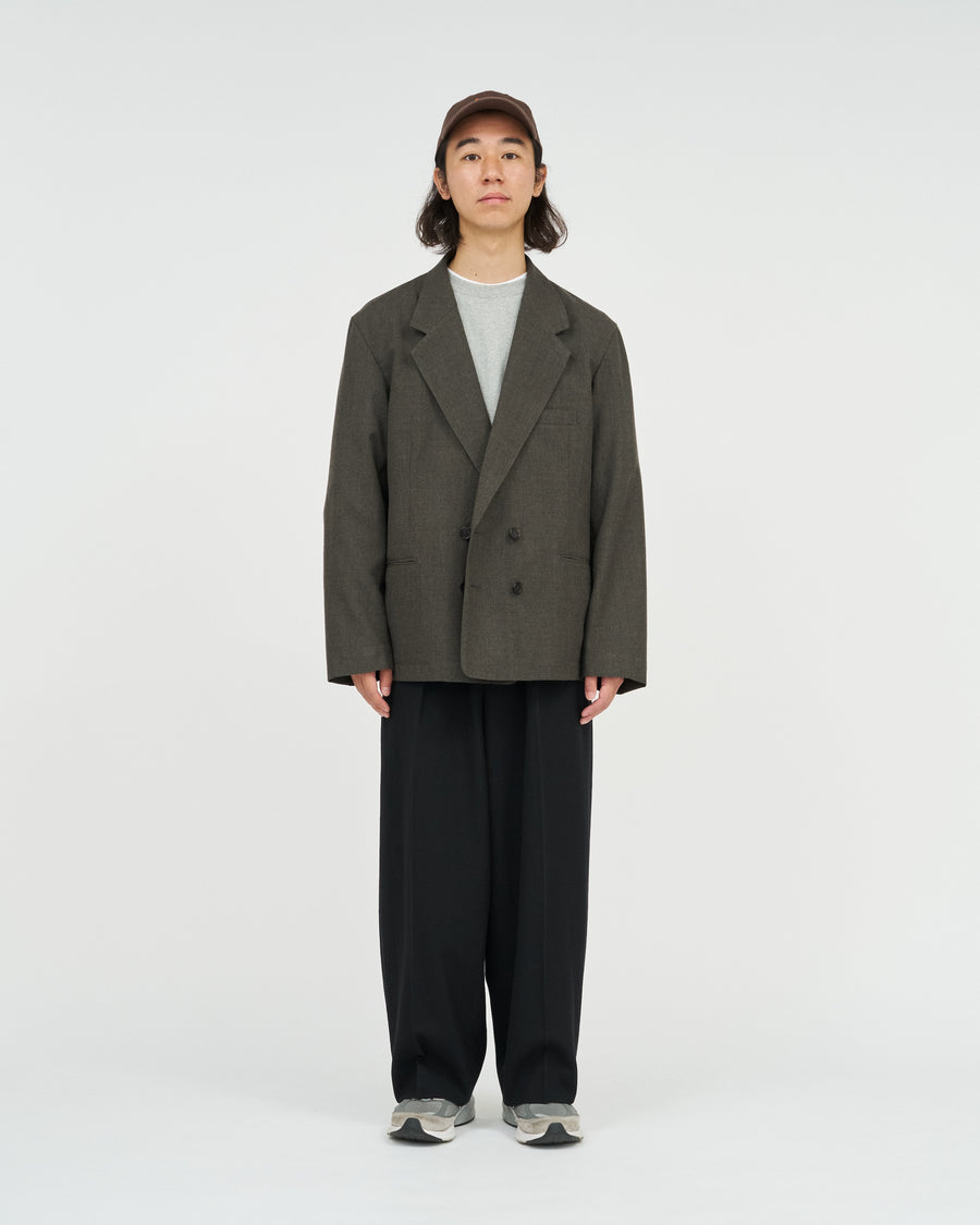 MILITARY WOOL SERGE PIPING DOUBLUE JACKET