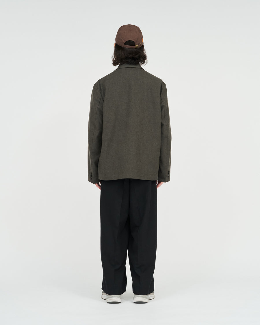 MILITARY WOOL SERGE PIPING DOUBLUE JACKET