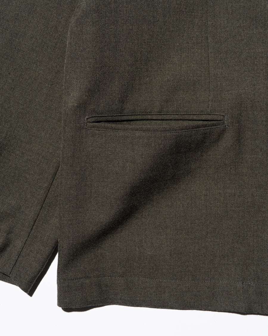 MILITARY WOOL SERGE PIPING DOUBLUE JACKET