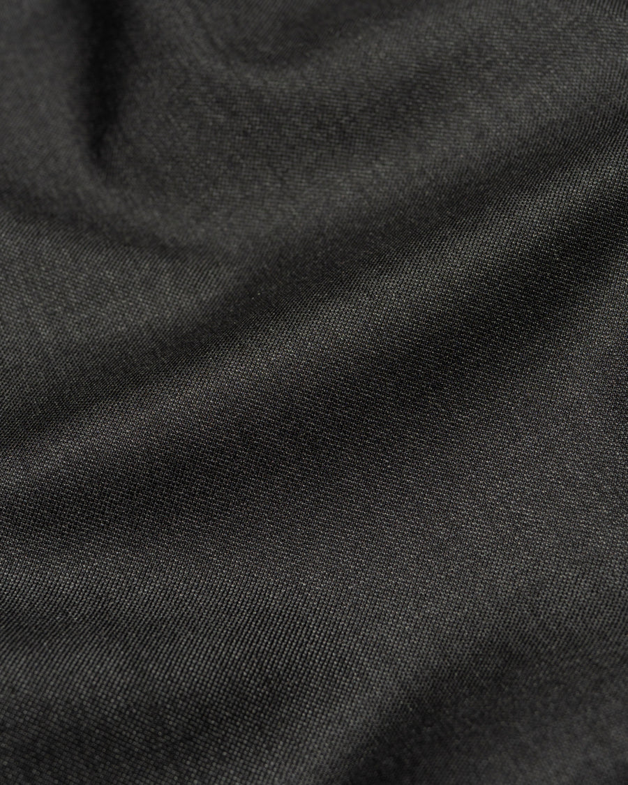 SILKY MELANGE SUITING DEADSTOCK WIDE DRESS EASY PANTS