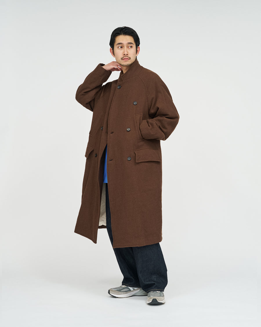 Classic Wool Double-Breasted Coat