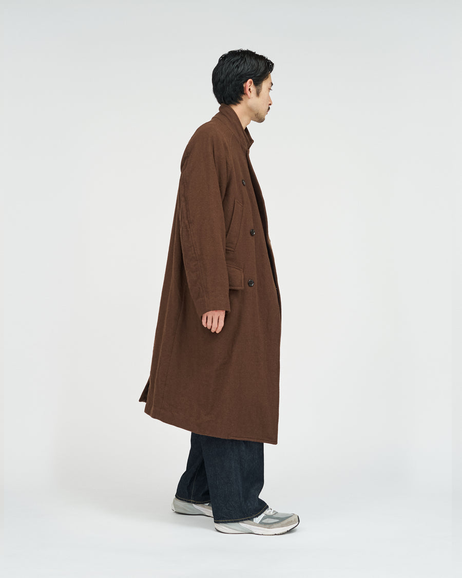 Classic Wool Double-Breasted Coat